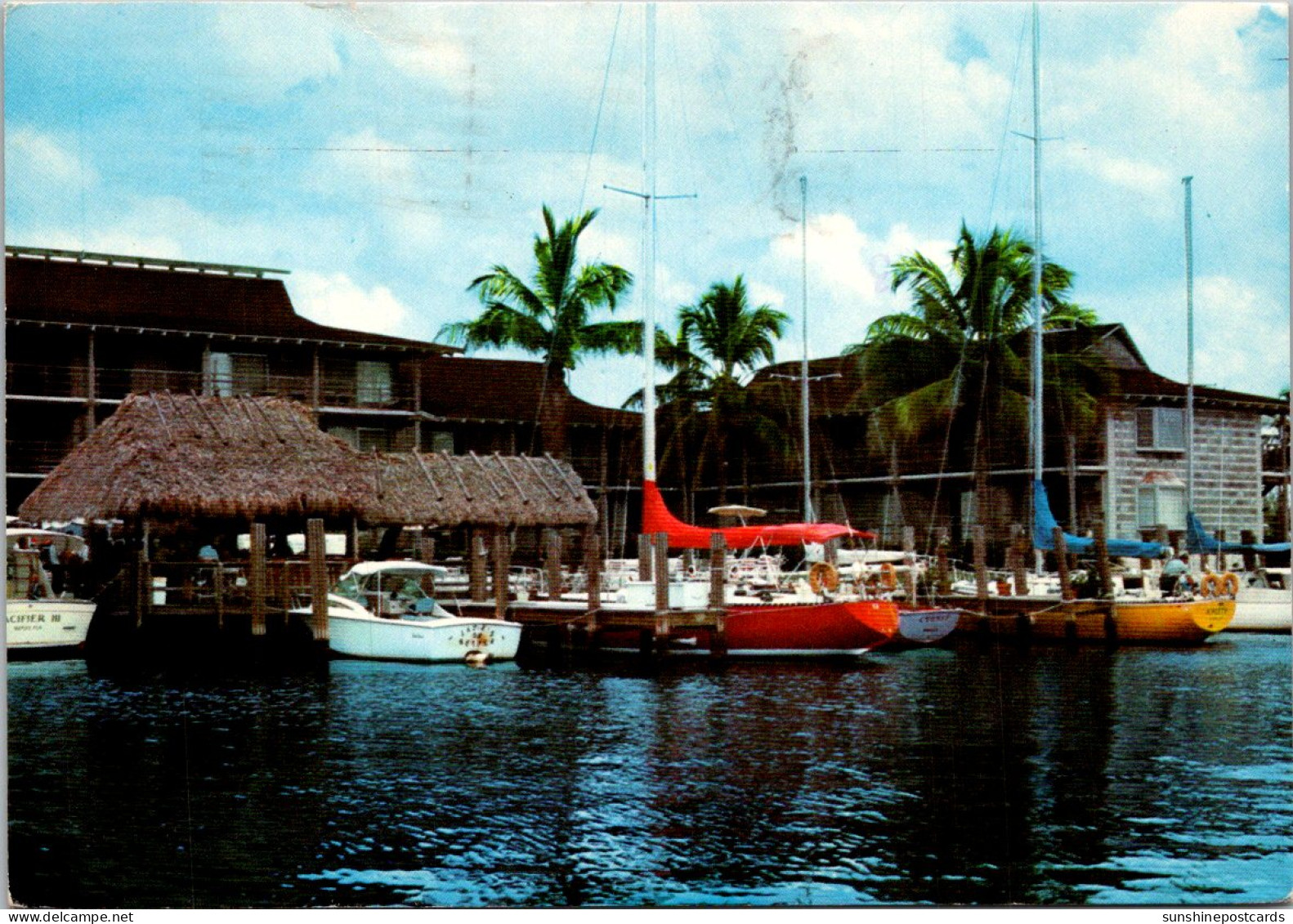 Florida Naples Sailboats At Anchor - Naples