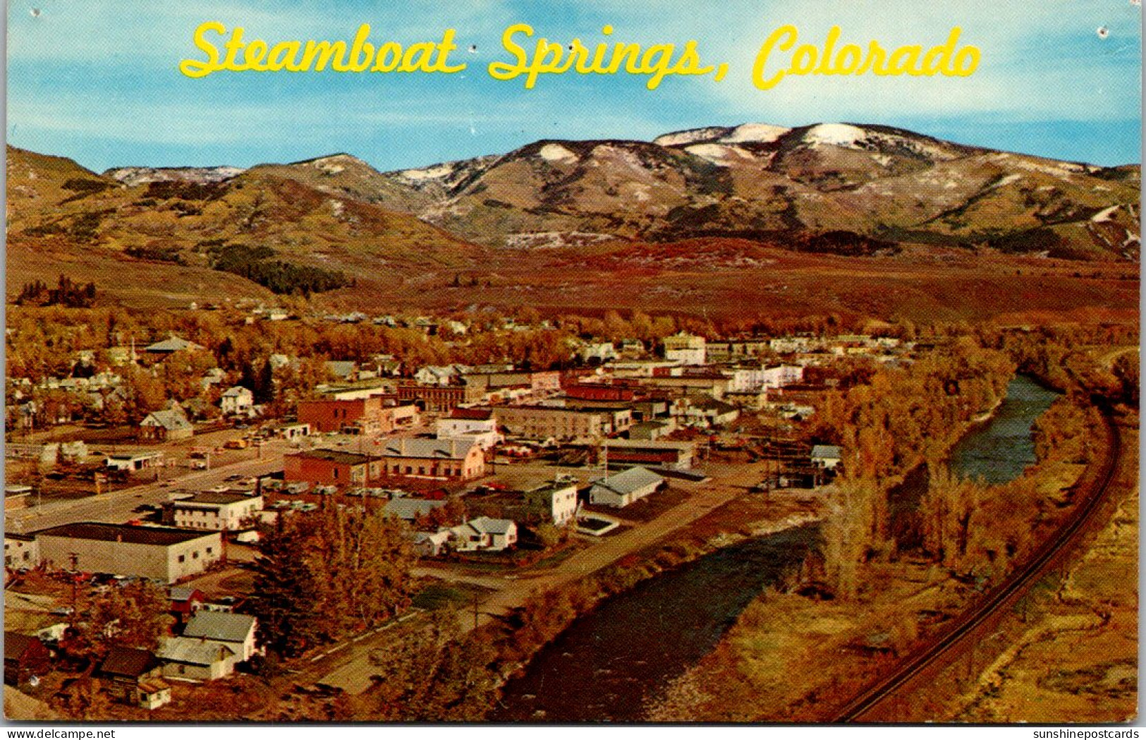 Colorado Steamboat Springs Aerial View - Rocky Mountains