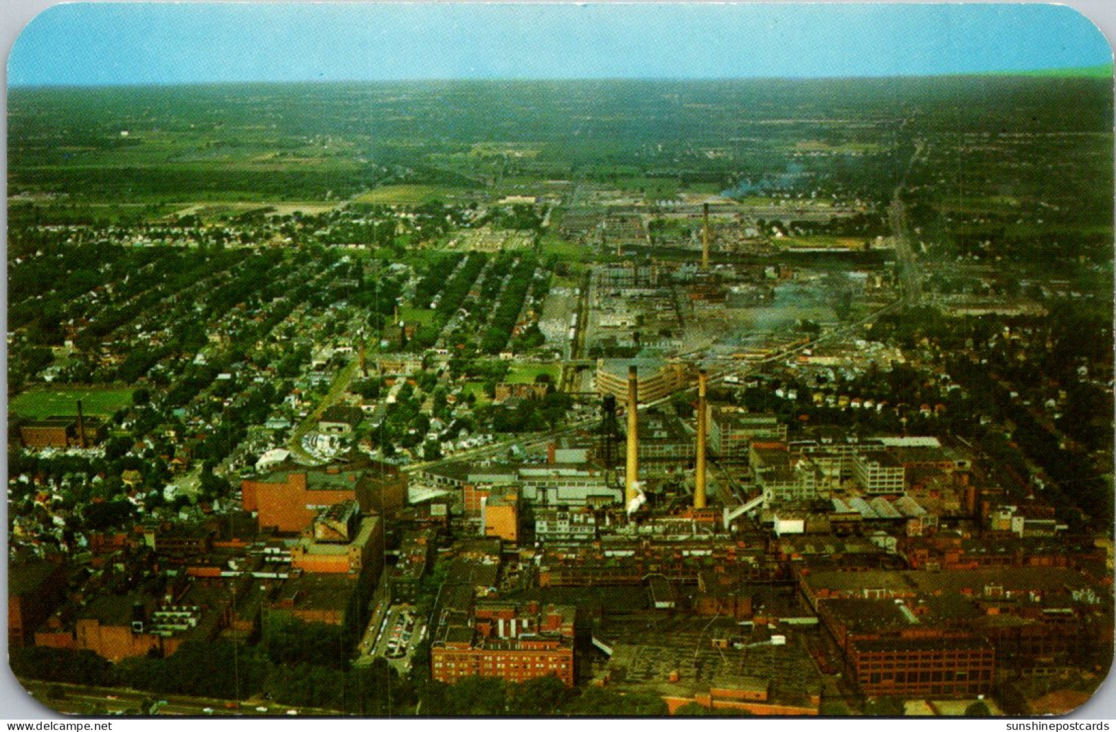 New York Rochester Aerial View Kodak Park Eastman Kodak Company's Largest Plant - Rochester