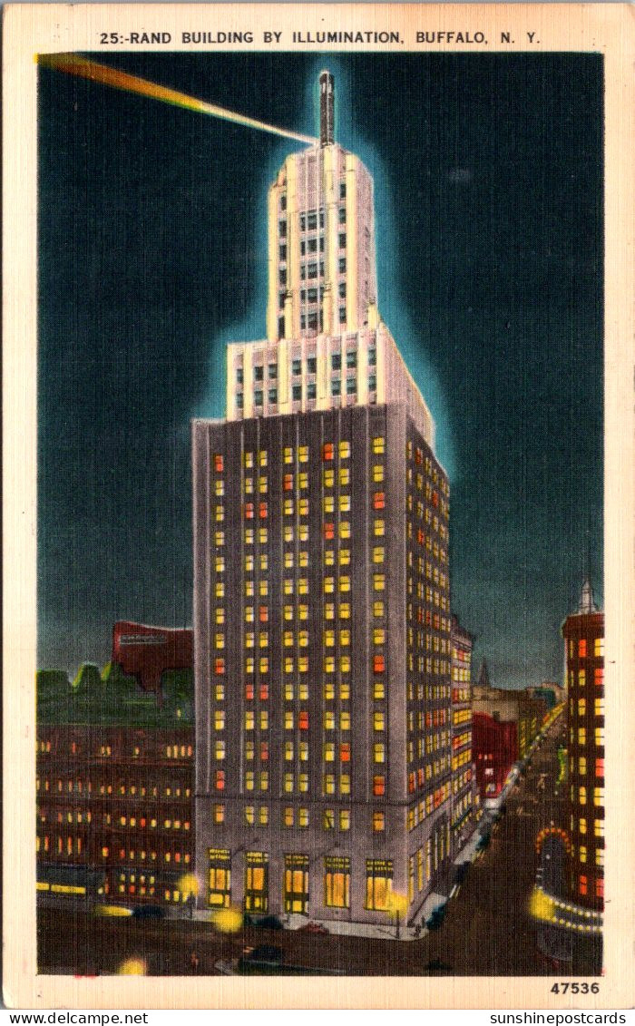 New York Buffalo Rand Building By Illumination - Buffalo