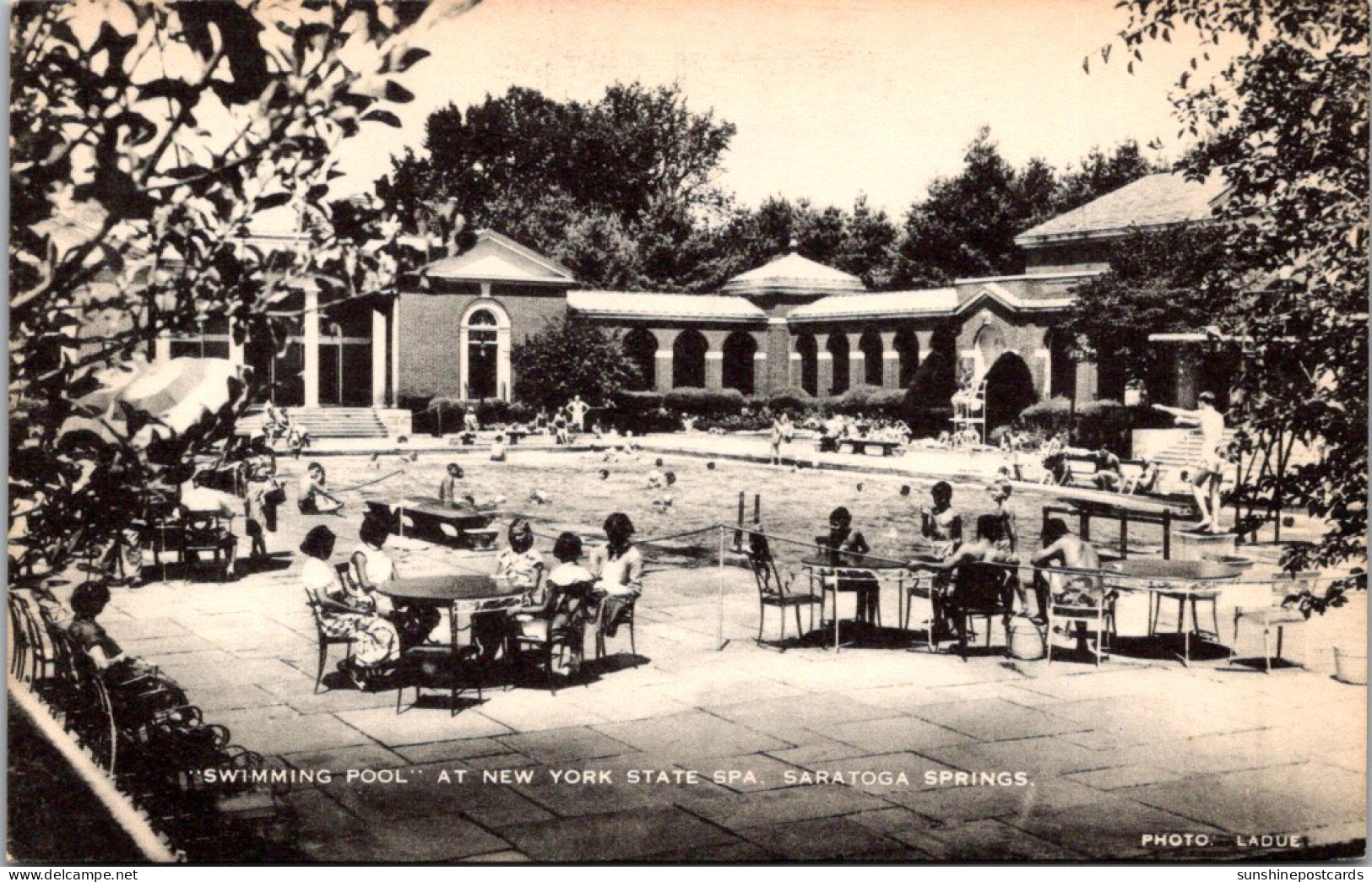 New York Saratoga Springs Swimming Pool At New York State Spa - Saratoga Springs