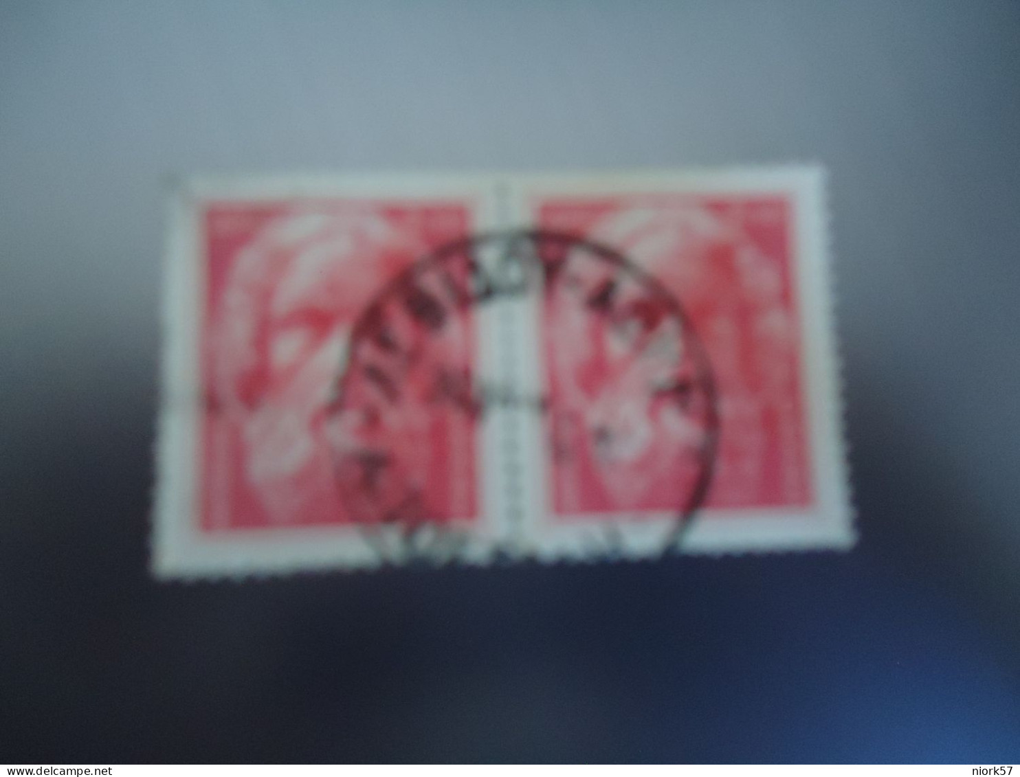 GREECE  PAIR STAMPS  WITH POSTMARK  ΛΕΒΙΔΟΥ  ΑΘΗΝΩΝ   ΑΠΟΣΤΟΛΗ - Poststempel - Freistempel