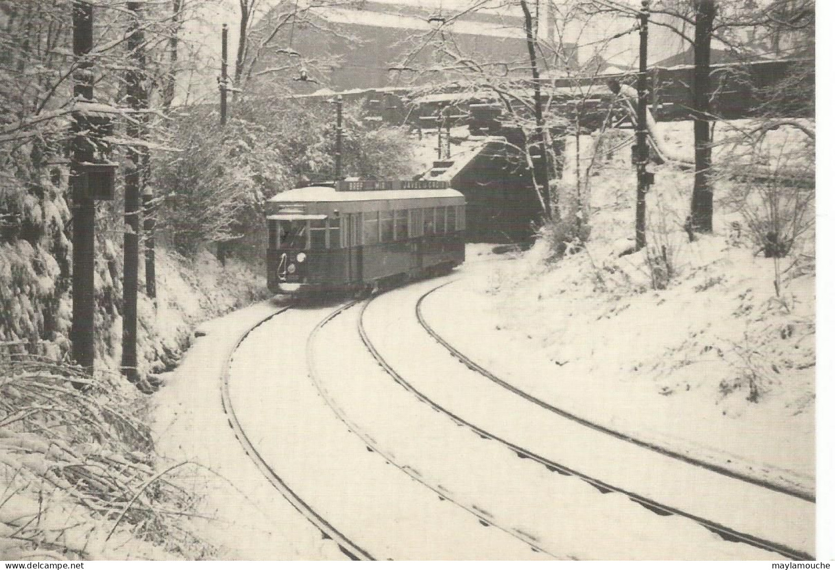 Seraing Tunnel Des Beguines (tram 1964 - Seraing