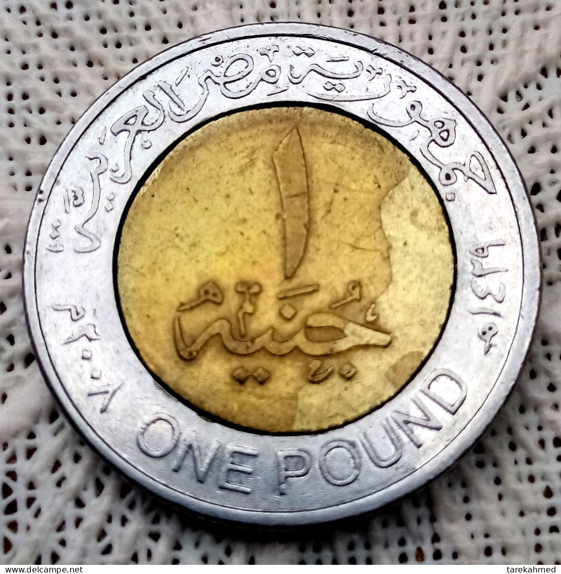 Egypt 2008 , Rare Fantasy One Pound. Gomaa - Egypt