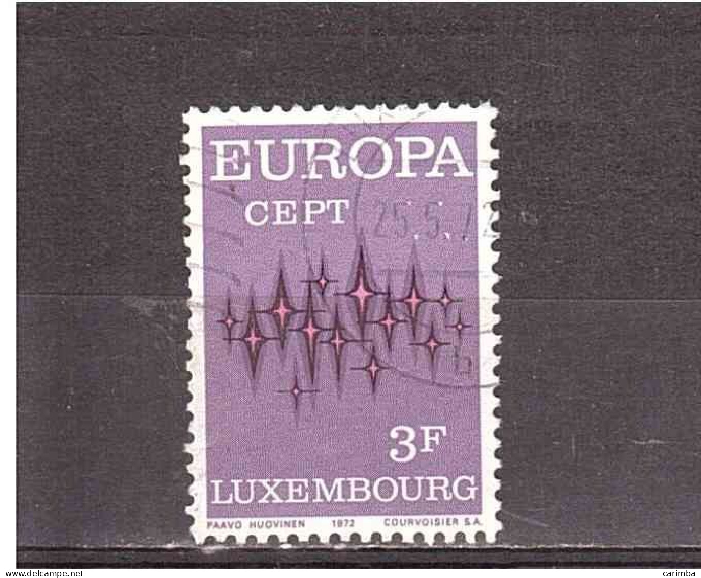 LUSSEMBURGO 1972 EUROPA - Oblitérés