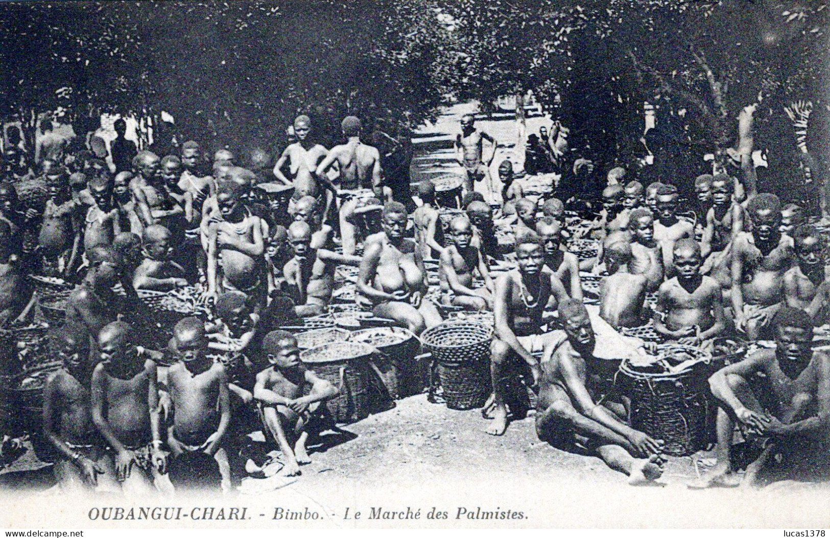 OUBANGUI CHARI /  BIMBO / LE MARCHE DES PALMISTES - Centrafricaine (République)