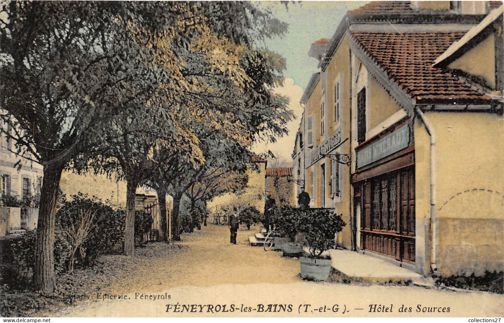 82-FENEYROLS-LES-BAINS- HÔTEL DES SOURCES - Autres & Non Classés