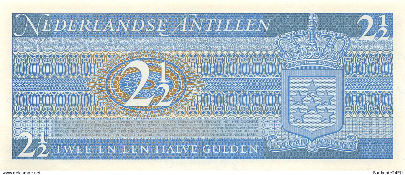 Netherlands Antilles 5 Gulden 1970 Unc Pn 21a - Antilles Néerlandaises (...-1986)