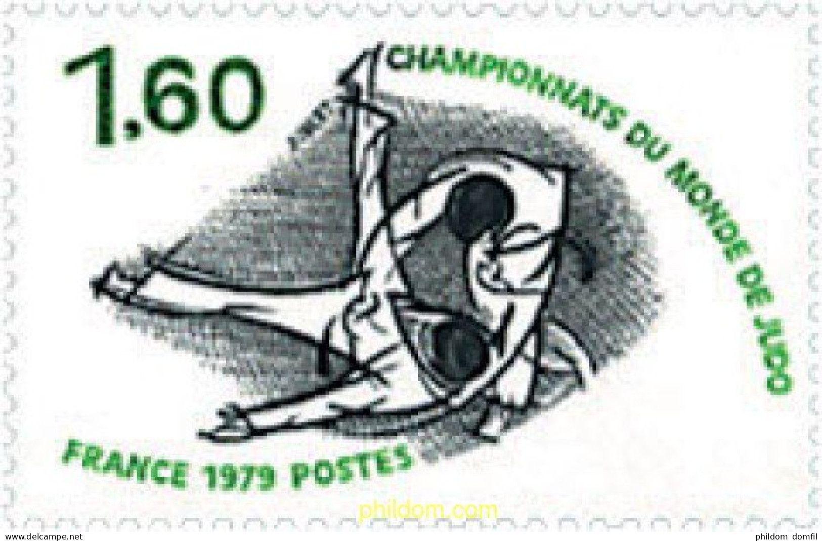 65777 MNH FRANCIA 1979 CAMPEONATO DEL MUNDO DE JUDO - Judo