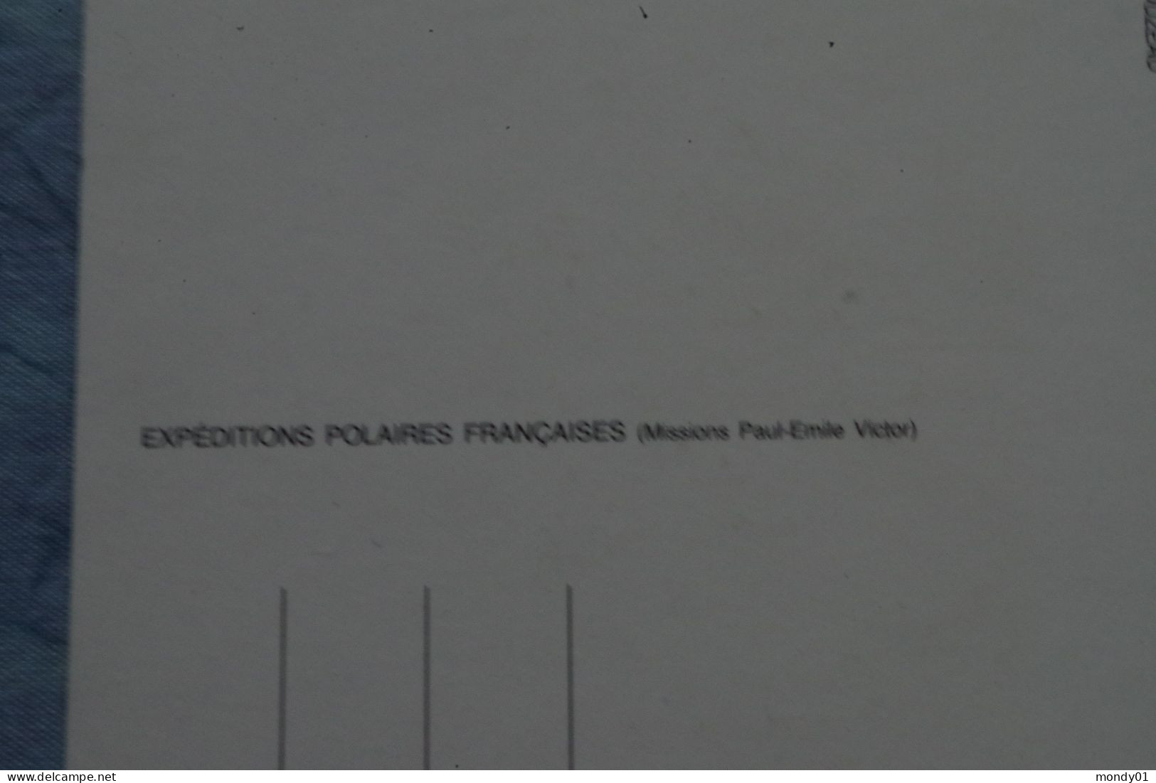 5-789 Carte CPM EPF Expedition Polaire Française TAAf Dessin Thouzeau Manchot Penguin Pingouin Pengu FAAT - Pingouins & Manchots