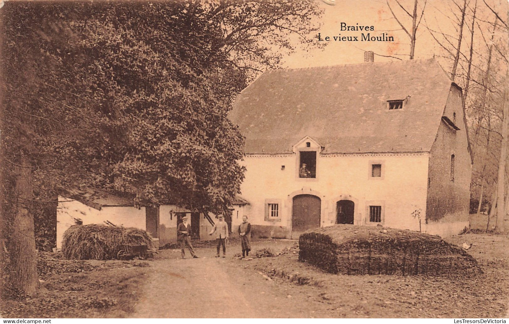 Belgique - Braives - Le Vieux Moulin - Edit. Henri Kaquet - Animé  - Carte Postale Ancienne - Borgworm