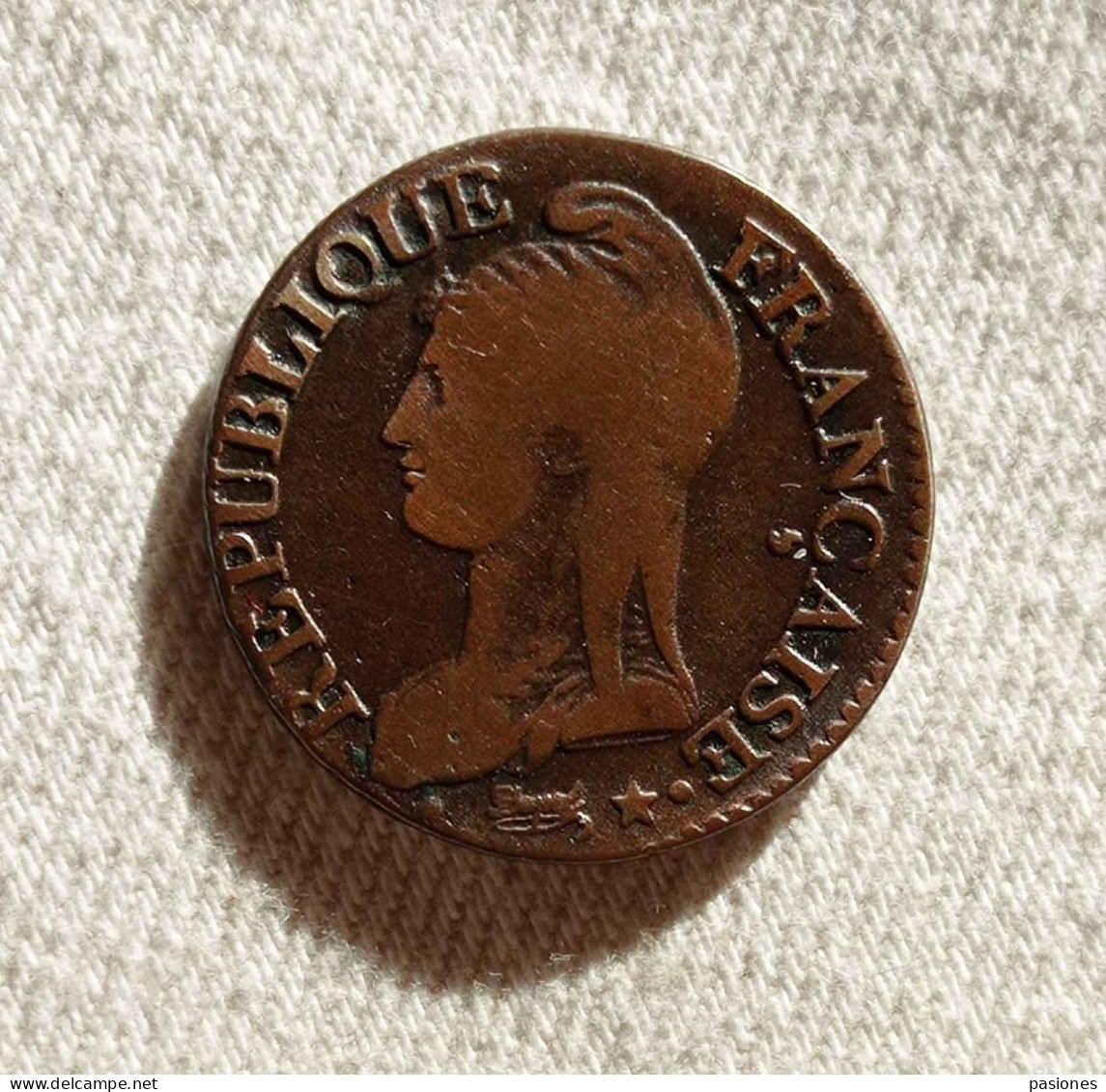 Francia Rivoluzione Francese 5 Cent. L'An 5 BB - 1792-1804 Erste Französische Republik