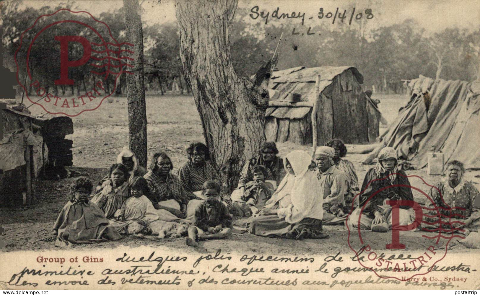 AUSTRALIA. GROUP OF GINS. 1908 - Aborigènes