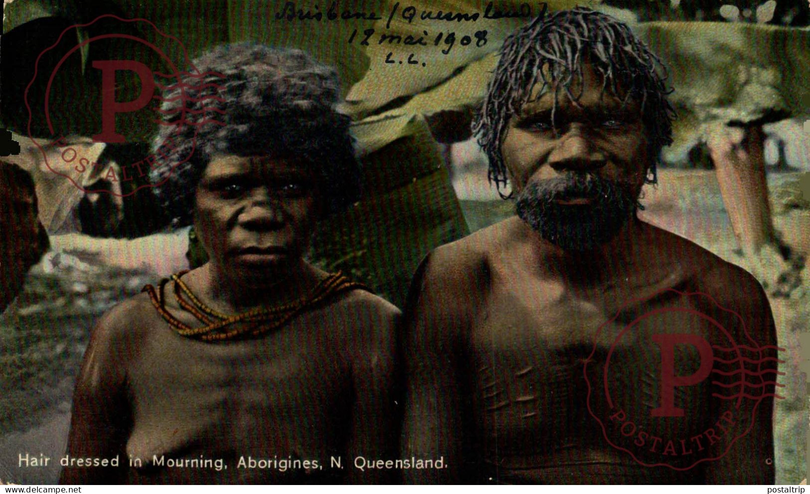 AUSTRALIA. Hair Dressed In Mourning, Aborigines N. Queensland - Aborigènes