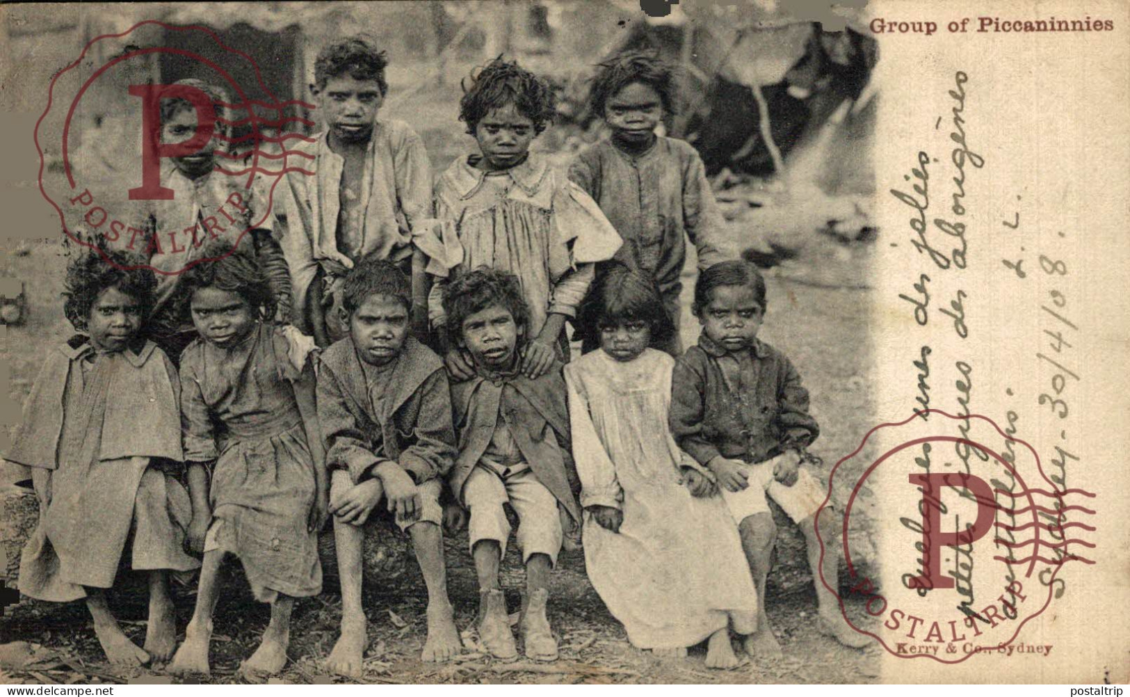 AUSTRALIA. A Group Of Piccaninnies - Aborigènes