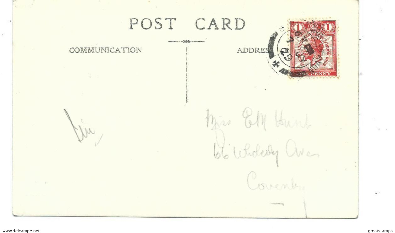Leicestershire Postcard Loughborough Parish Church Rp Posted 129 Puc Stamp - Other & Unclassified
