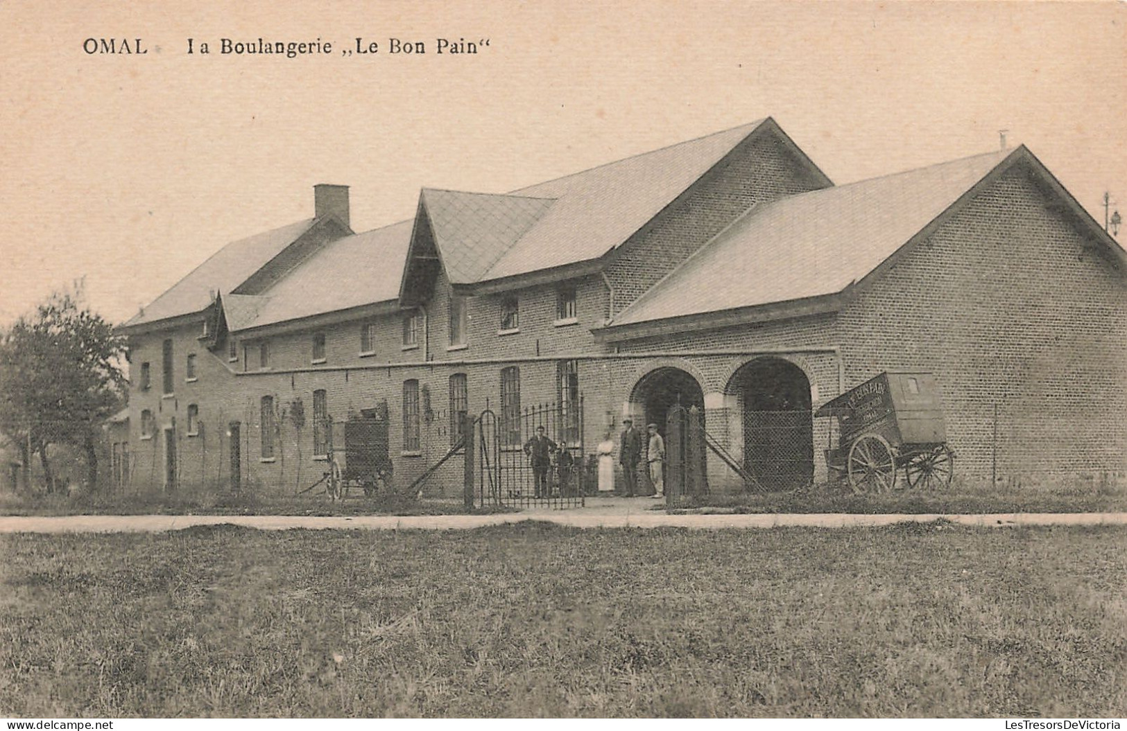 Belgique - Omal - La Boulangerie Le Bon Pain - Edit. Henri Kaquet - Animé - Carte Postale Ancienne - Geer