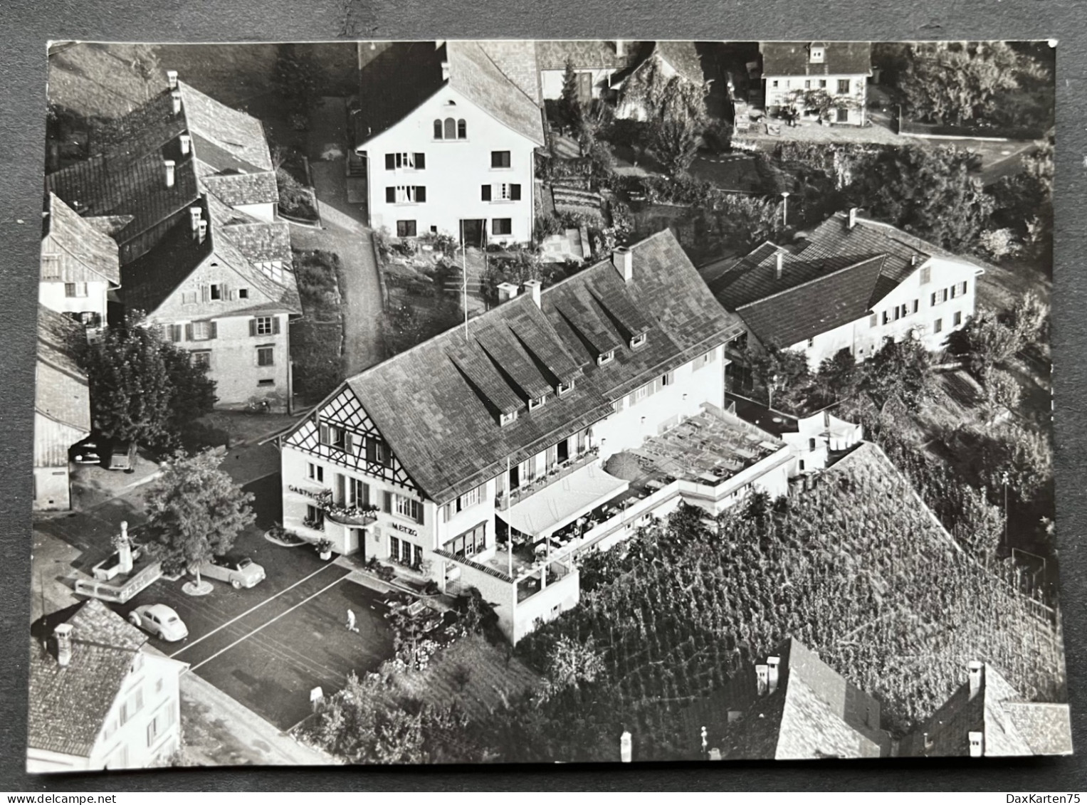 Gasthof U. Metzgerei Fam. M. Bachmann Stäfa / ZH. Grundhalde / Flugaufnahme - Stäfa