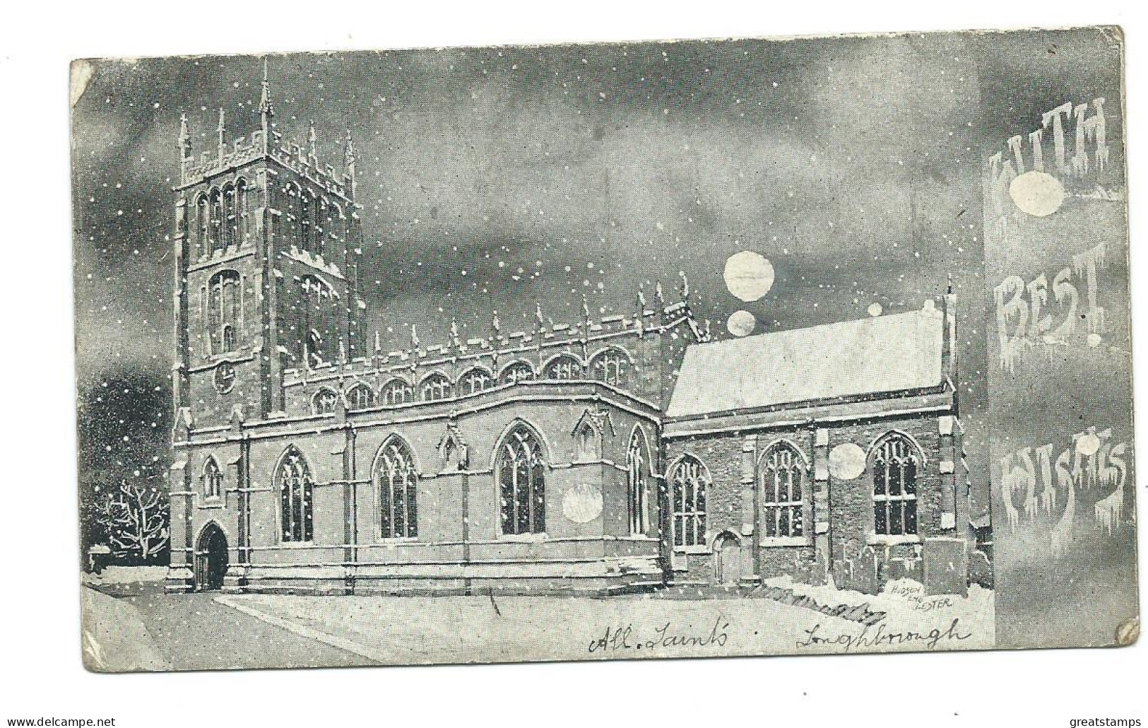 Leicestershire Postcard Loughborough  All Saints Parish Church Posted 03 - Other & Unclassified