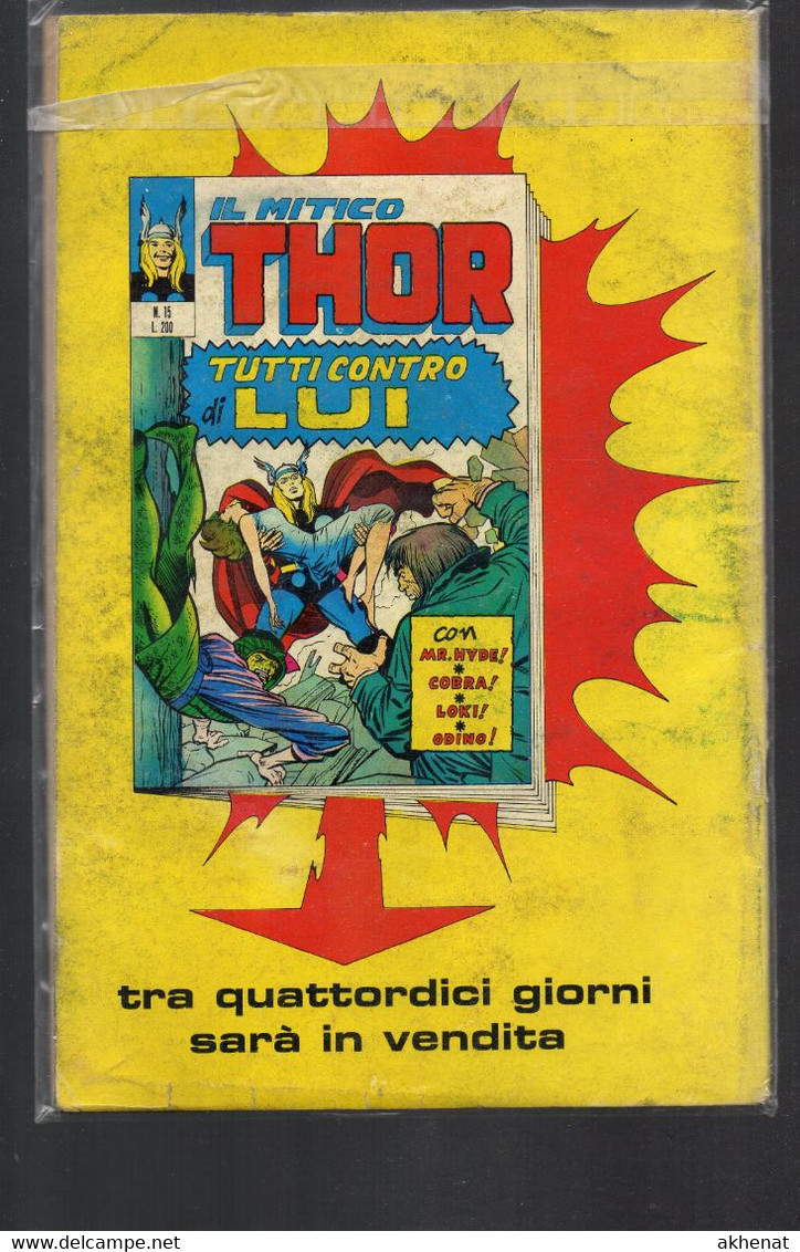 BIG - IL MITICO THOR . Ed. Corno 1971 Il N° 14 Usato .poco Fresco - Super Eroi