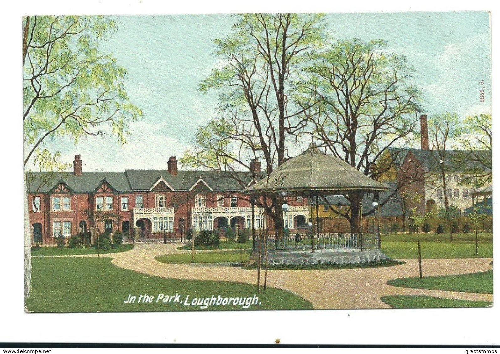 Leicestershire Postcard Loughborough  In The Park Unused Hartmann - Autres & Non Classés