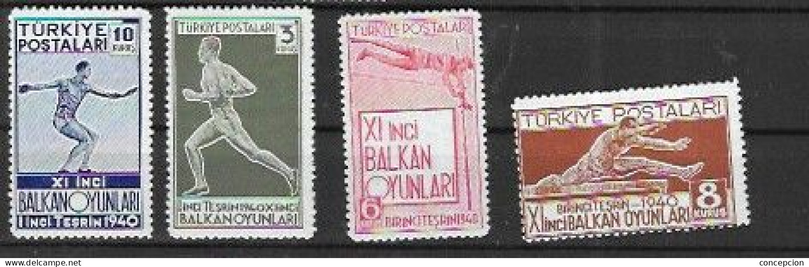 TURQUIE Nº 943 AL 946 - Unused Stamps