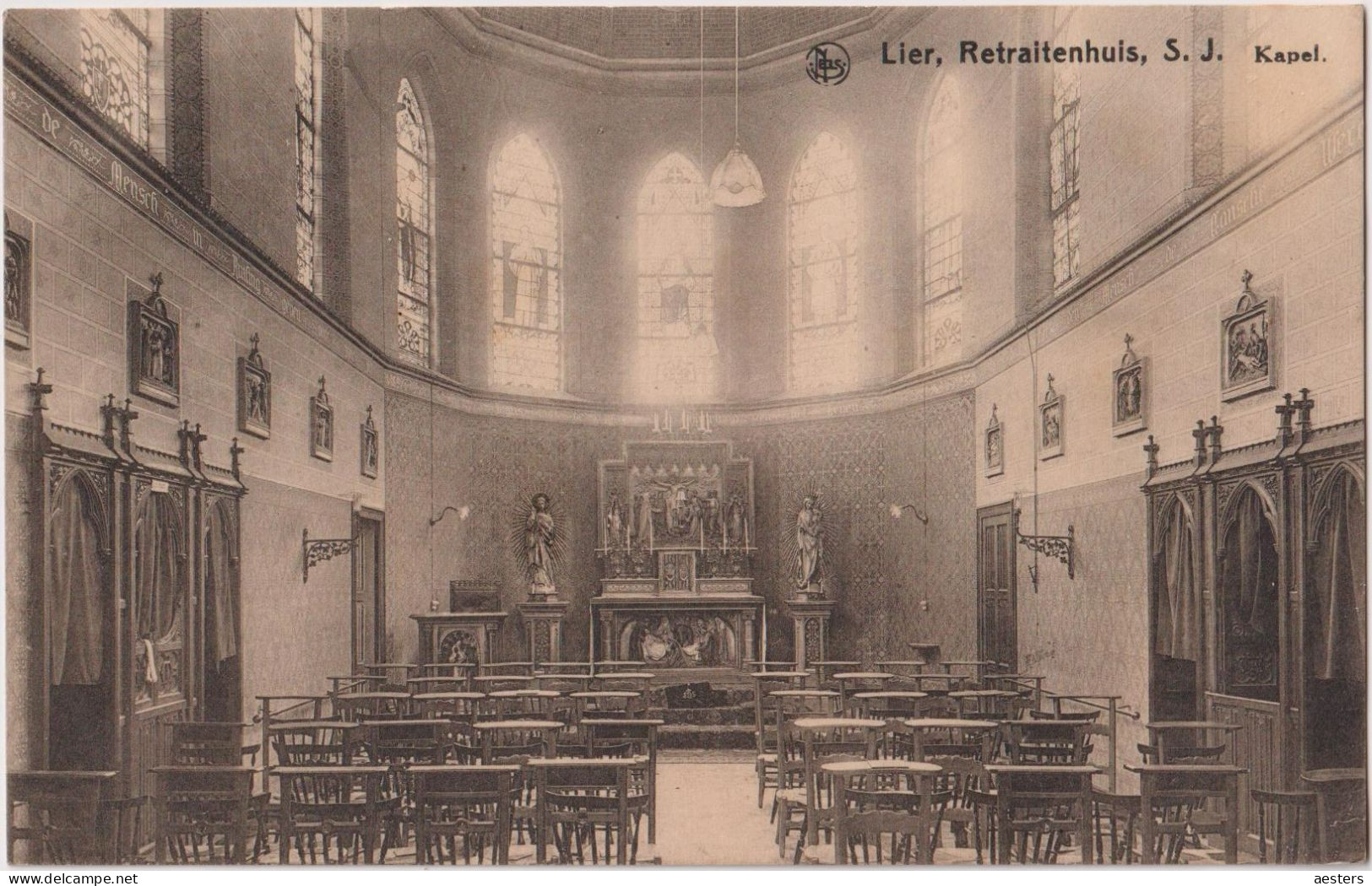 Lier; Retraitenhuis, S.J. Interieur, Kapel - Niet Gelopen. (Thill - Brussel) - Lier