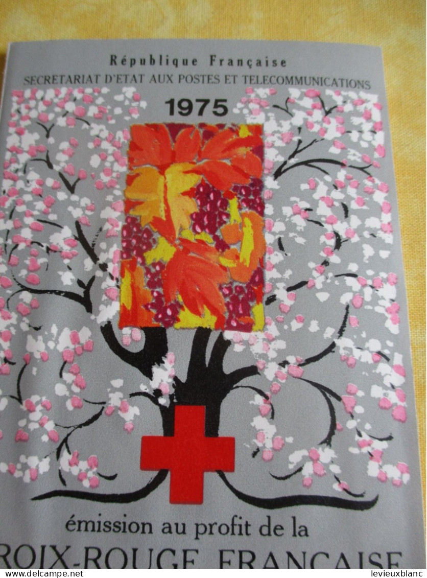 R F/Secrétariat D'Etat Aux Postes Et Télécommunications/CROIX ROUGE Française/CREUSOT/printemps/ 1975       TIBANTI126 - Croix-Rouge