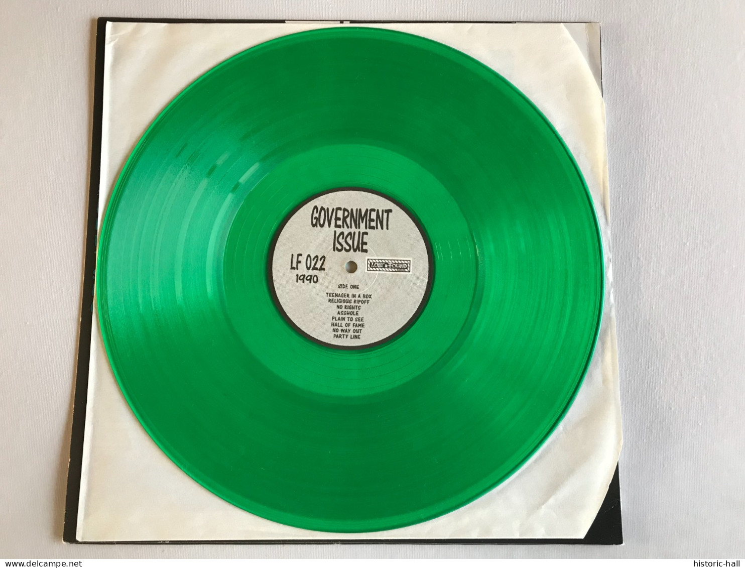 GOVERNMENT ISSUE - No Way Out '82 - LP - GREEN - Punk