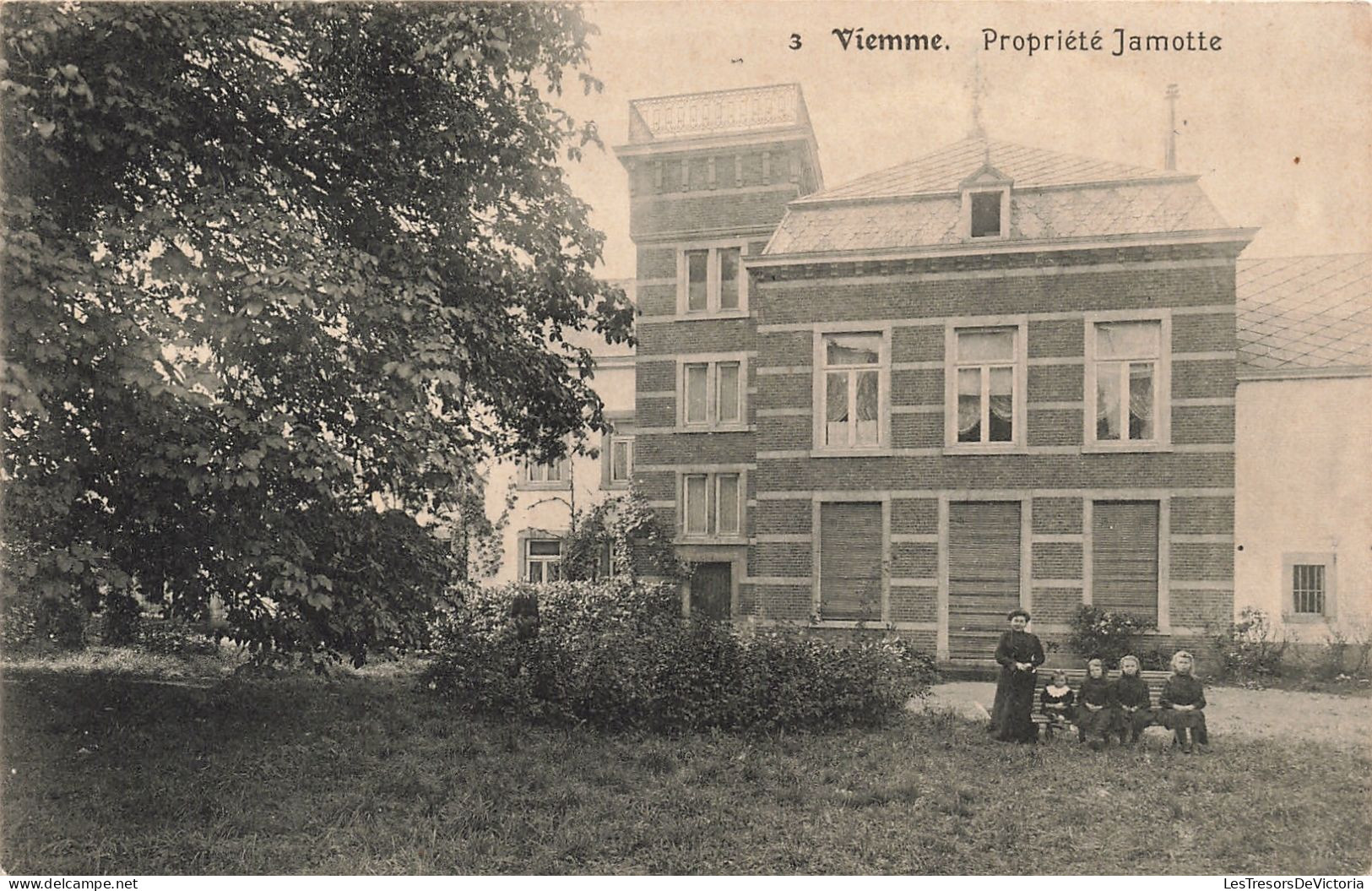 Belgique - Viemme - Propriété Jamotte - Edit. N. Laflotte - Animé  - Carte Postale Ancienne - Waremme