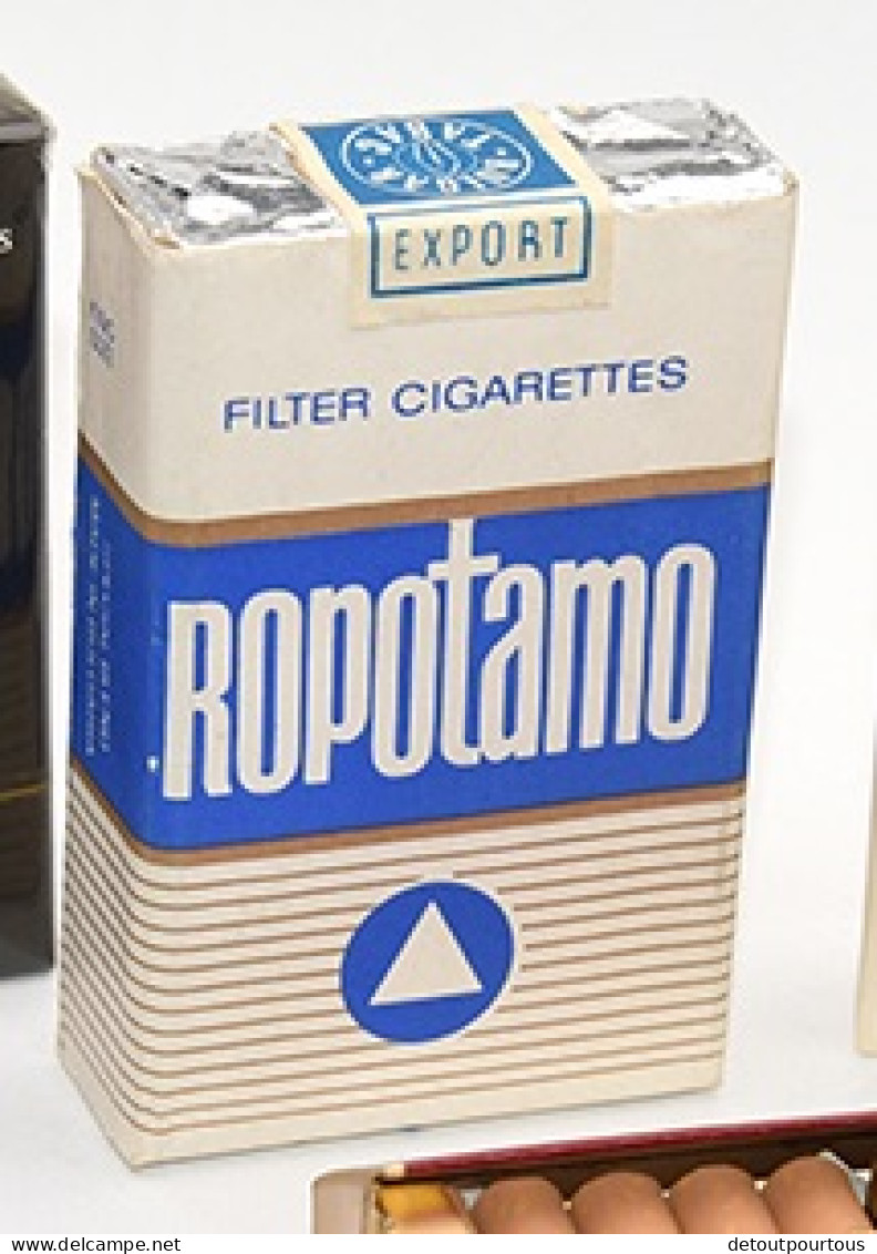 Collection Tabac Nicophilie  :  Paquet De 20 Cigarettes Ancien Vintage ROPOTAMO Export Bulgarie Bulgaria - Autres & Non Classés