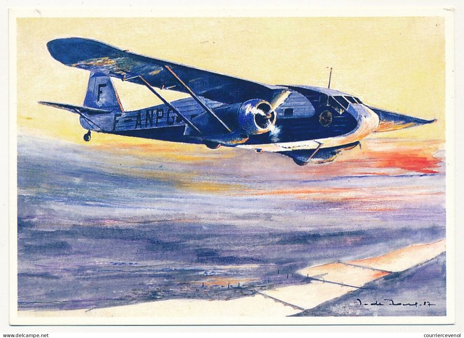 CPM - FRANCE - POTEZ 62 Sur Londres Au Coucher Du Soleil - 1946-....: Modern Era