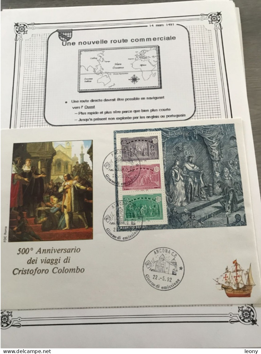 DOCUMENTS   PHILATELIQUES   Sur  "   CHRISTOPHE COLOMB " - Vrac (max 999 Timbres)