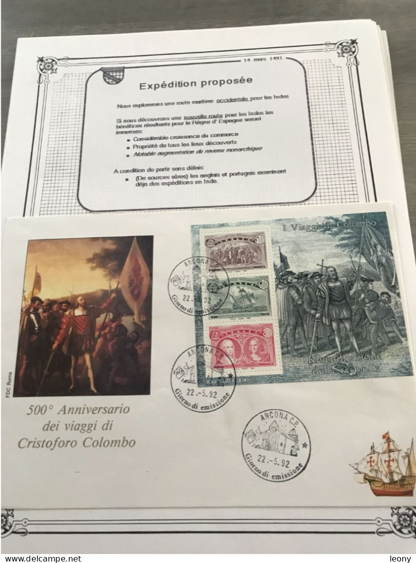 DOCUMENTS   PHILATELIQUES   Sur  "   CHRISTOPHE COLOMB " - Vrac (max 999 Timbres)