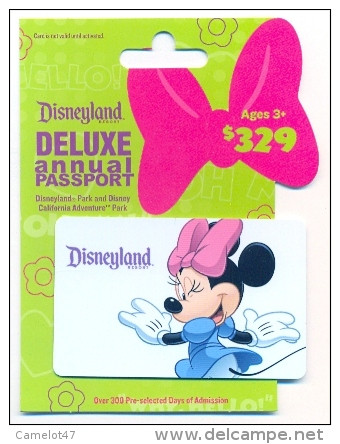 U.S.A. Disneyland California Ticket # 134a - Pasaportes Disney