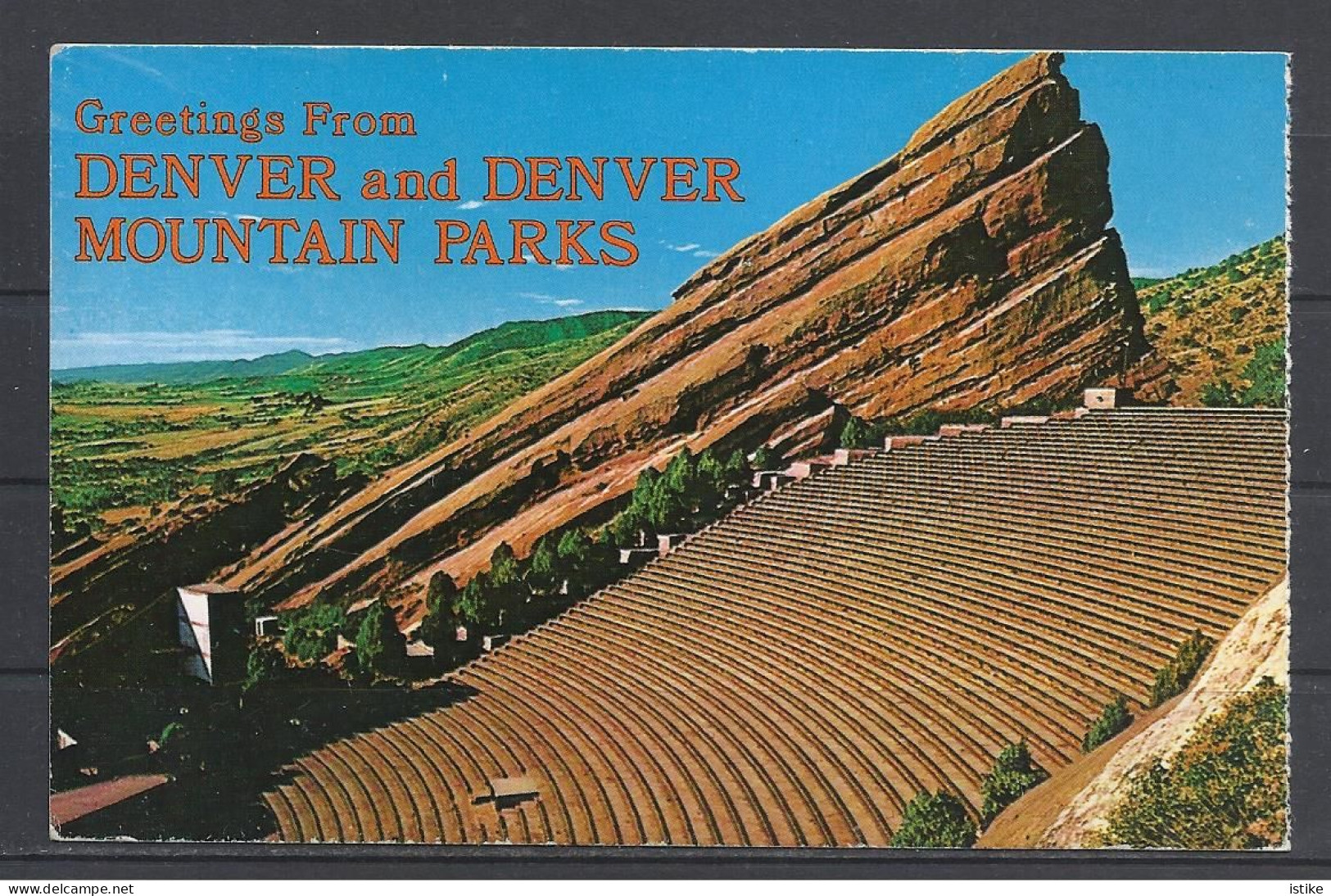 United  States, CO, Denver Mountain Parks, Red Rocks Theatre. - Denver