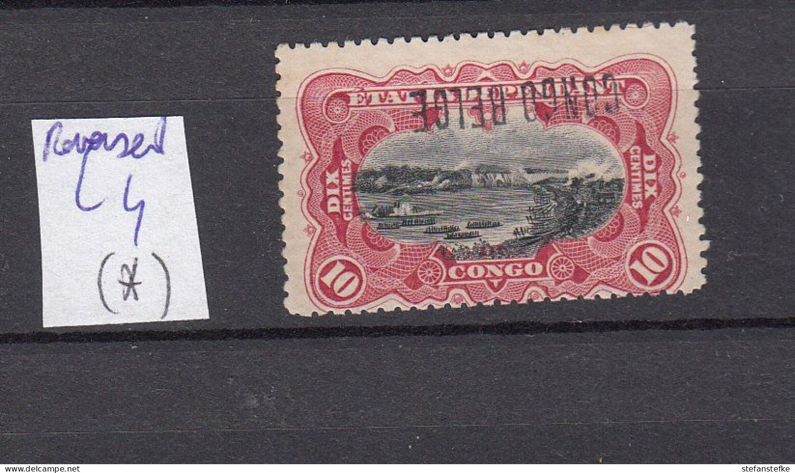 CONGO BELGE : OCB Nr  31 L4 Sans Gomme REVERSED   (zie Scan) - Unused Stamps