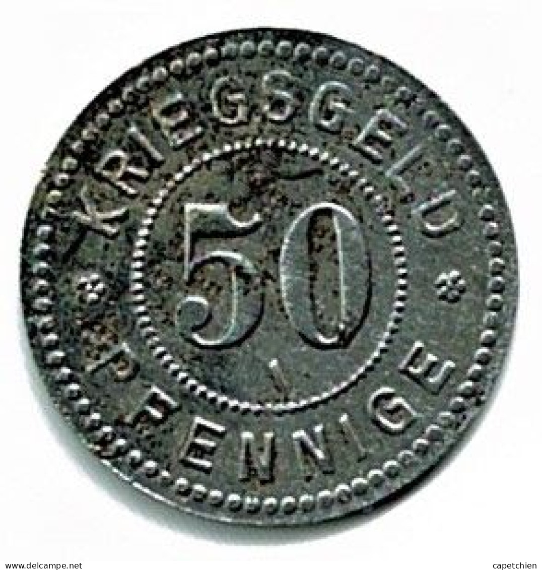 ALLEMAGNE / NOTGELD / STADT WALDSHUT / 50 PFG../ 1917 / FER / 23 Mm / ETAT SUP / 570.3 - Monétaires/De Nécessité