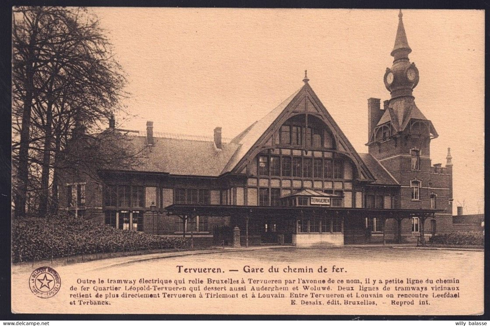 +++ CPA - TERVUREN - TERVUEREN - Gare Du Chemin De Fer - Statie   // - Tervuren