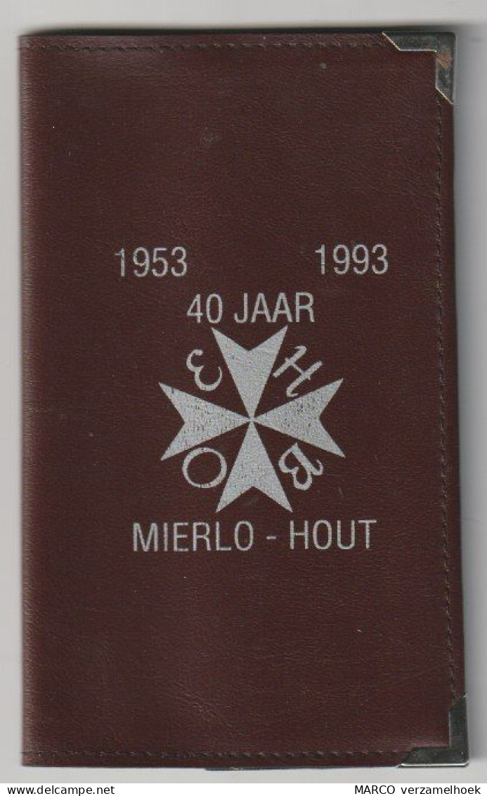 Mapje 40 Jaar EHBO Mierlo-hout - Helmond (NL) 1953-1993 - Matériel Et Accessoires
