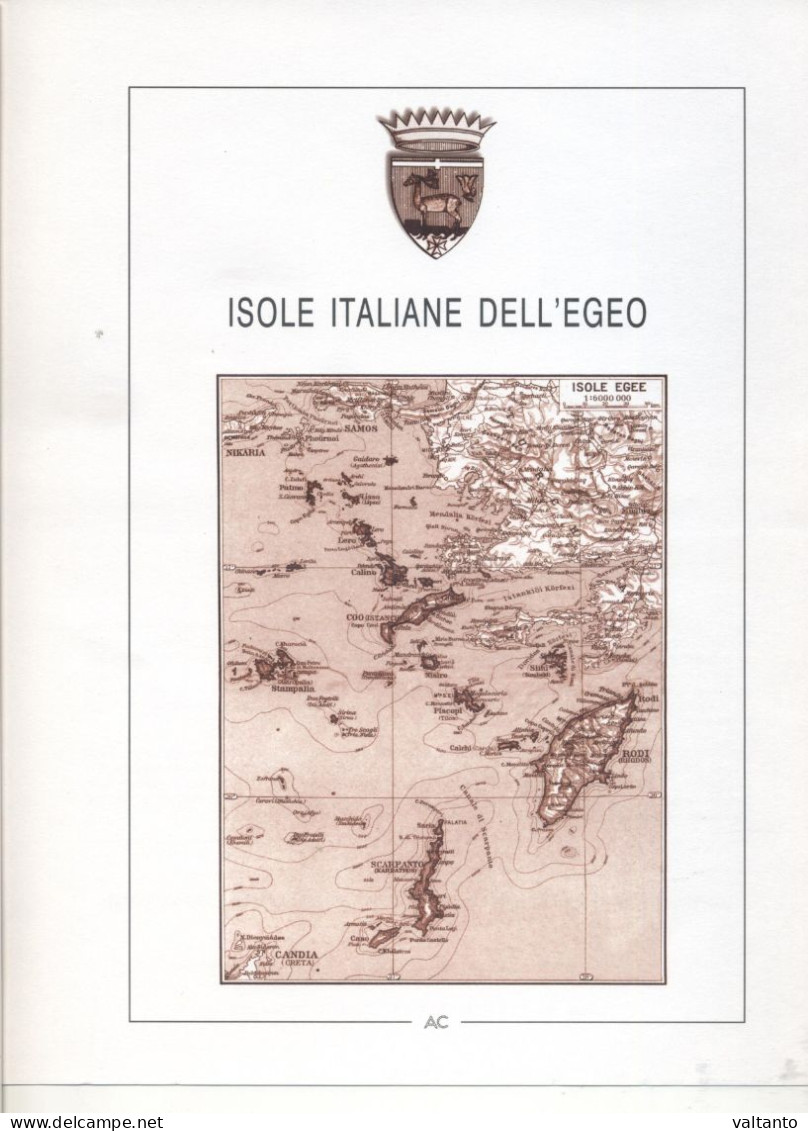 FOGLI AC ISOLE ITALIANE DELL'EGEO - Boites A Timbres
