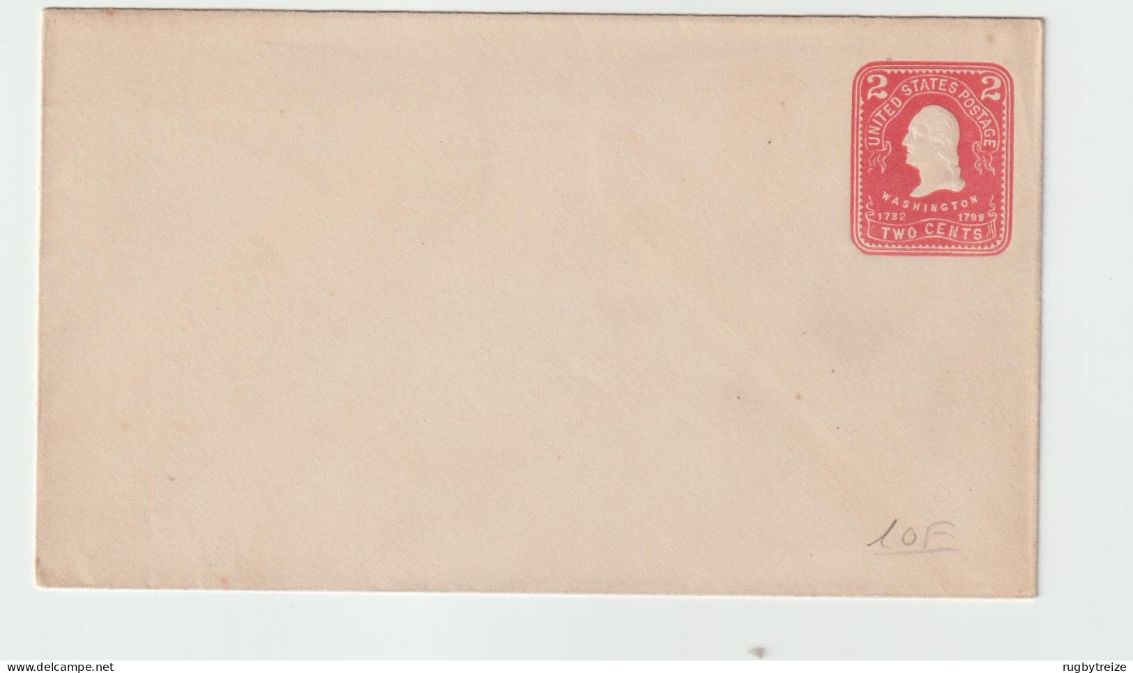 6303 Postal Stationery ENTIER POSTAL Vierge Washington - 1901-20