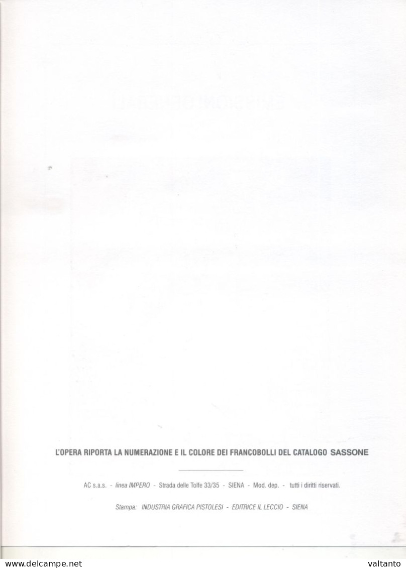 Fogli AC :  EMISSIONI GENERALI,  A.O.I., CASTELROSSO, CIRENAICA - Cajas Para Sellos