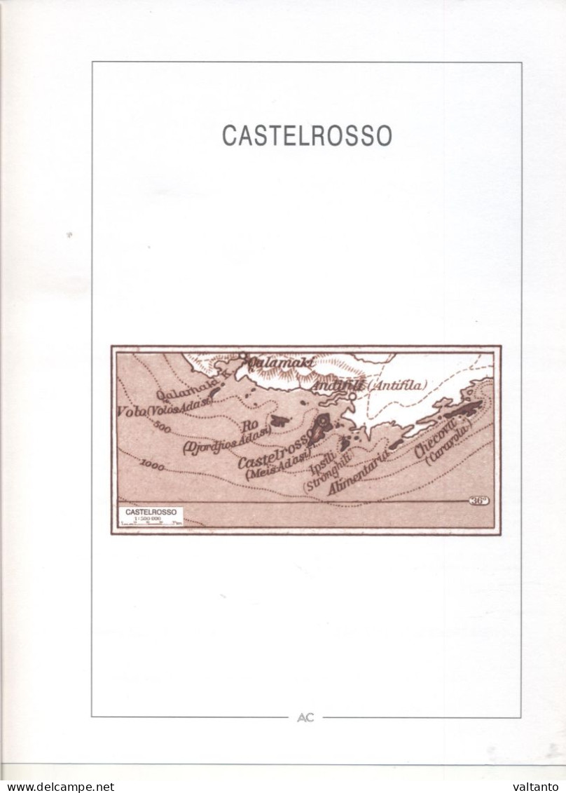 fogli AC :  EMISSIONI GENERALI,  A.O.I., CASTELROSSO, CIRENAICA
