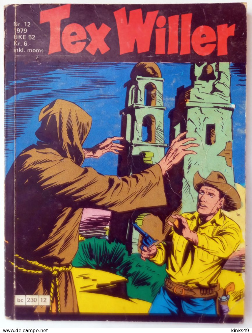 M290> TEX WILLER = RARA Edizione NORVEGESE! = N° 12 Del 1979 - Langues Scandinaves