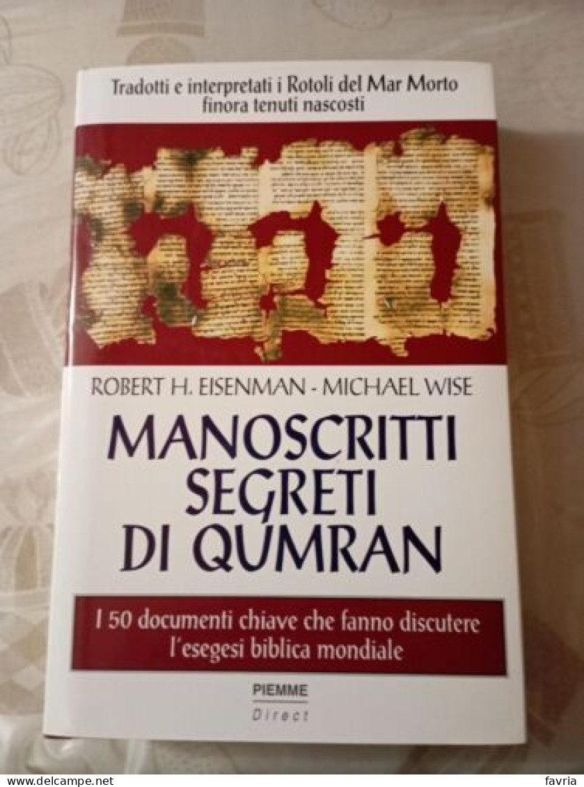 Manoscritti Segreti Di Qumran  - Volume - Ottime Condizioni - To Identify