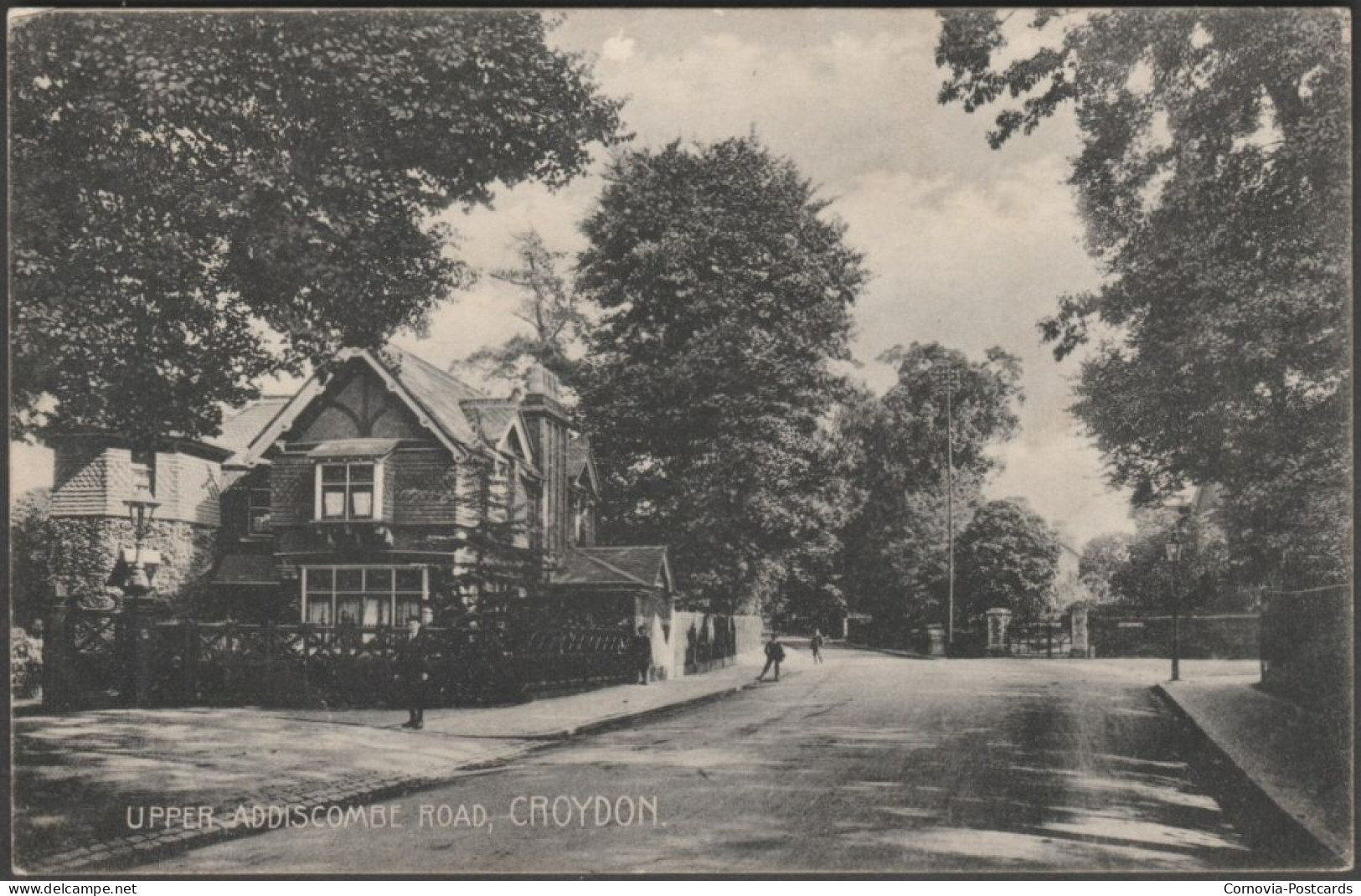 Upper Addiscombe Road, Croydon, Surrey, 1905 - R & C Series Postcard - Surrey