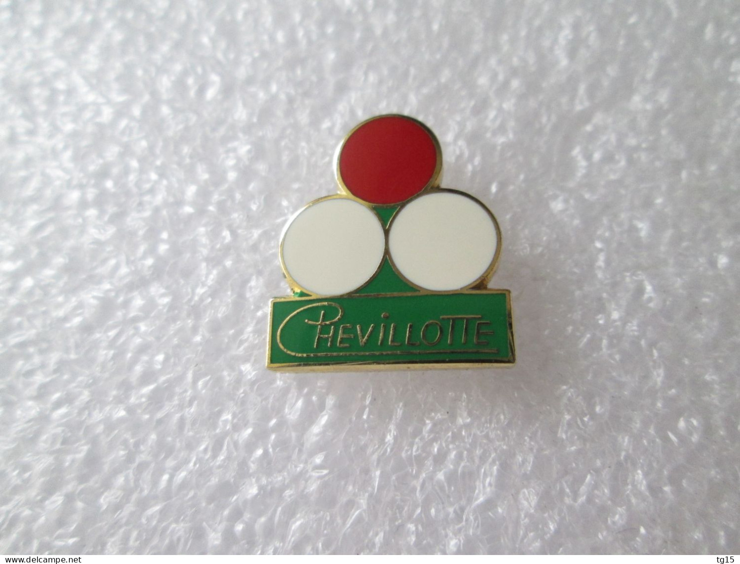 PIN'S    BILLARD   CHEVILLOTTE    Email Grand Feu - Billares