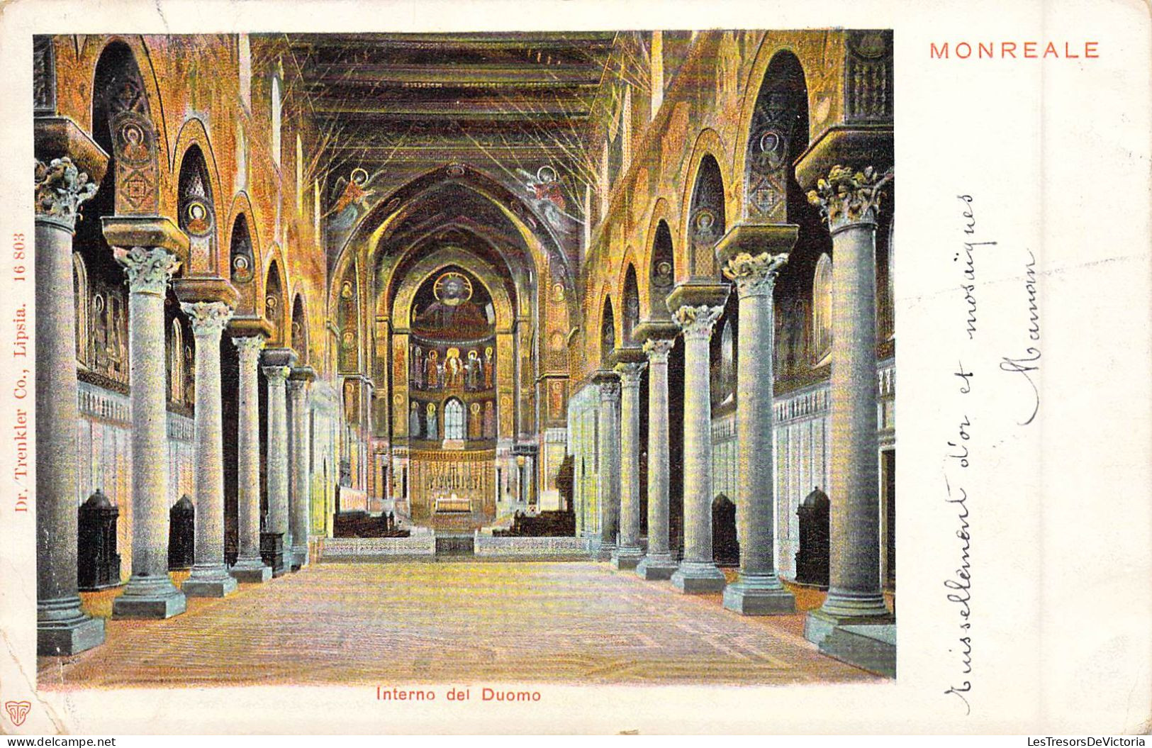 CANADA - Monreale - Interno Del Duomo - Dr Trenkler - Carte Postale Ancienne - Sin Clasificación