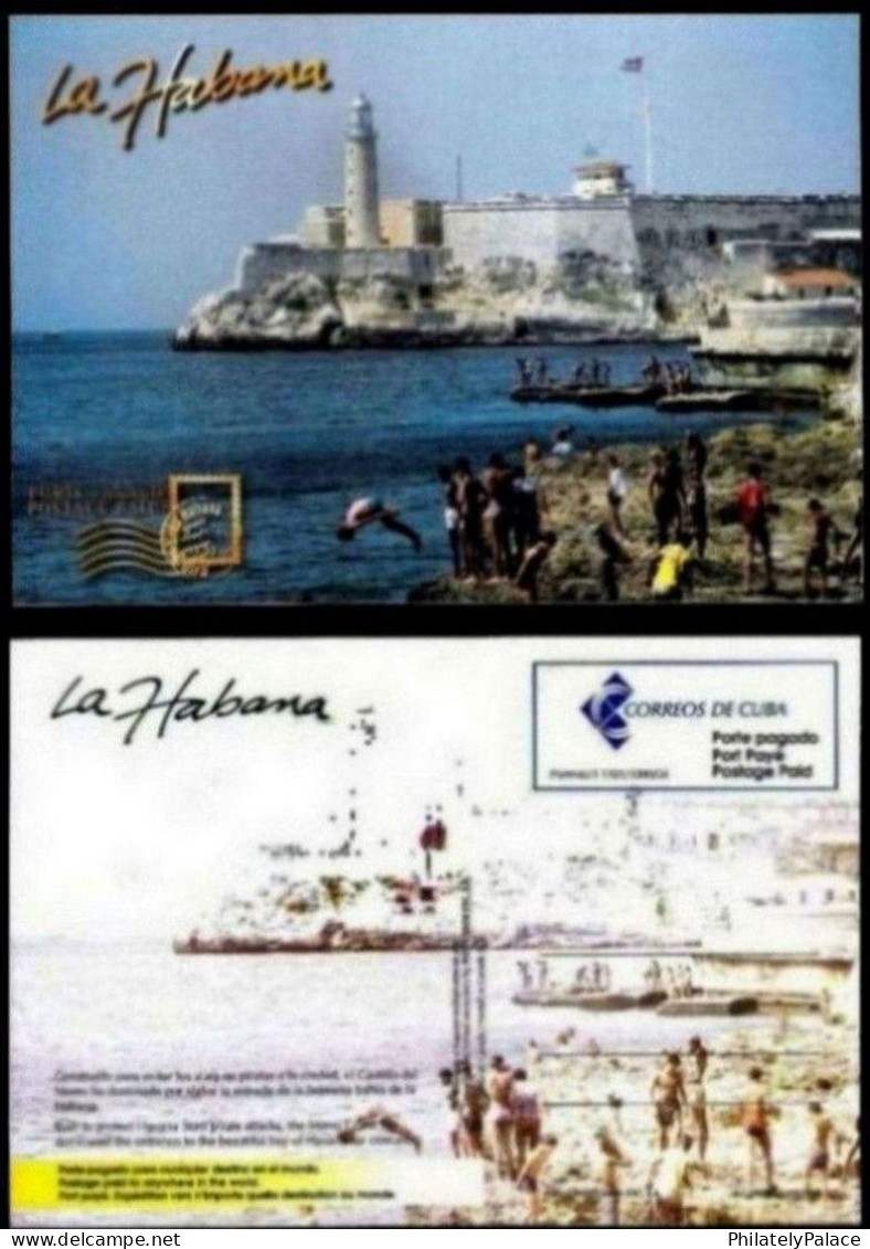 CUBA 1992 Lighthouse ,Leuchtturm,Phares,Habana,Architecture Postcard MNH  (**) - Brieven En Documenten